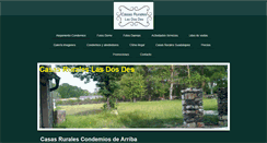Desktop Screenshot of casaruralcondemios.es